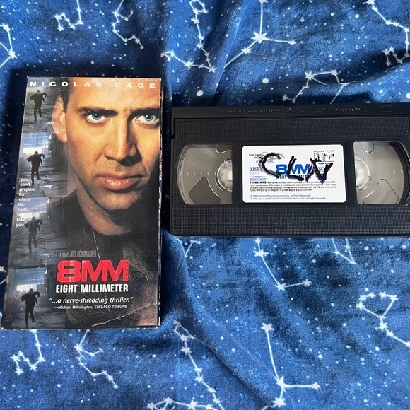 Nicolas Cage 8MM - 8 Millimeter VHS Tape - Picture 4 of 4
